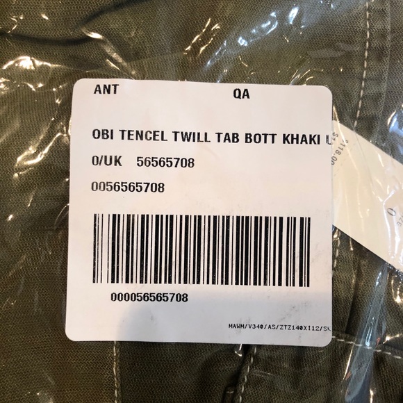 NWT Anthropologie khaki hi rise utility pants - Picture 8 of 9